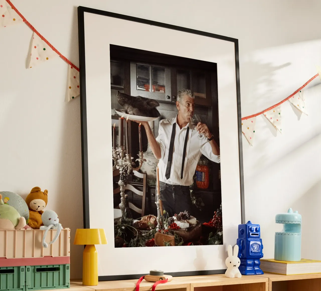 antonio bevanda poster con telaio in alluminio da martina