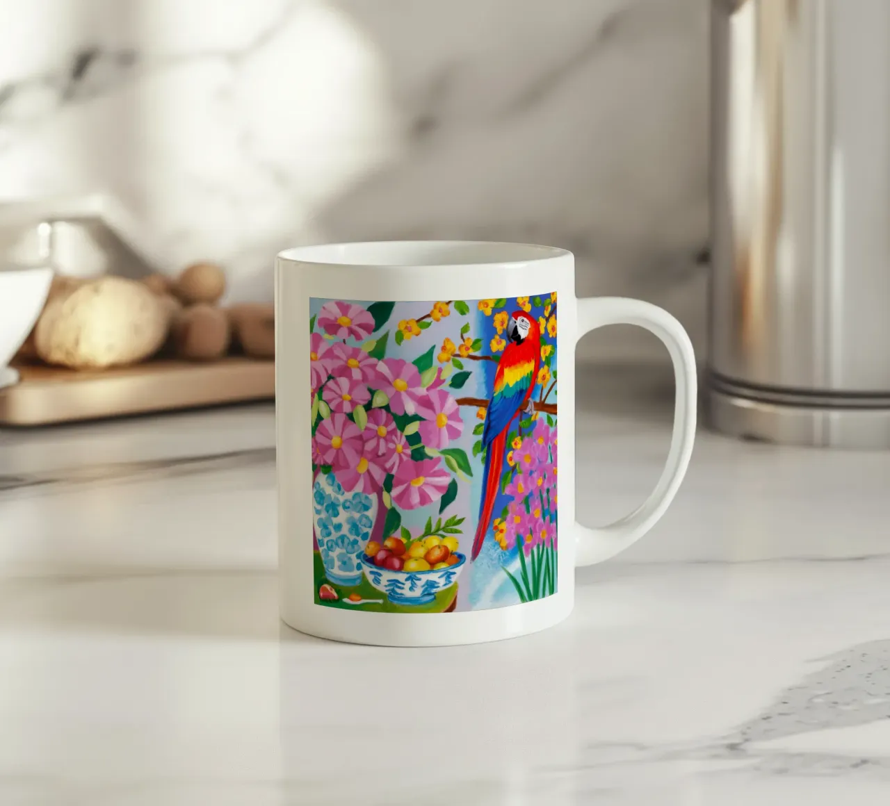 Plumage Bloom Harmony tazza in ceramica da Infinite Chroma