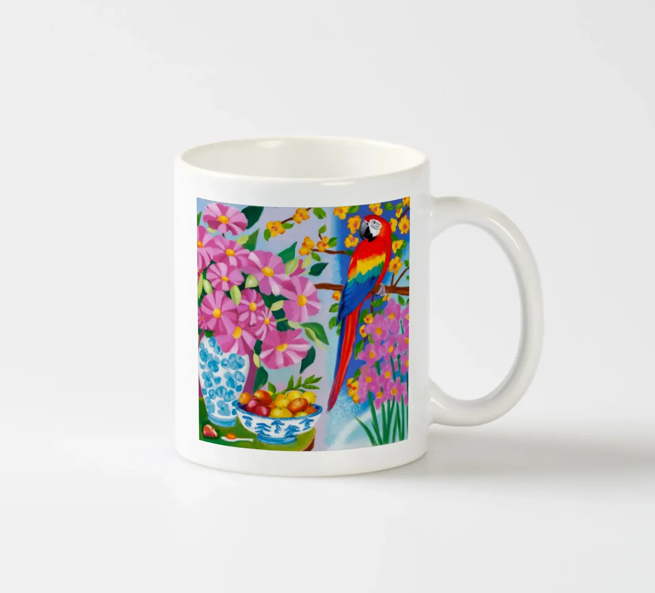 Plumage Bloom Harmony tazza in ceramica da Infinite Chroma