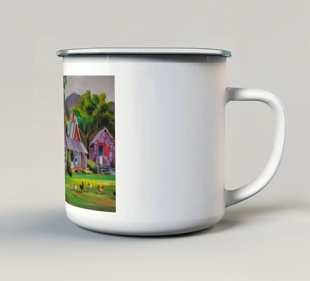 Fascino da cottage stravagante tazza in smalto da Celestial Harmony