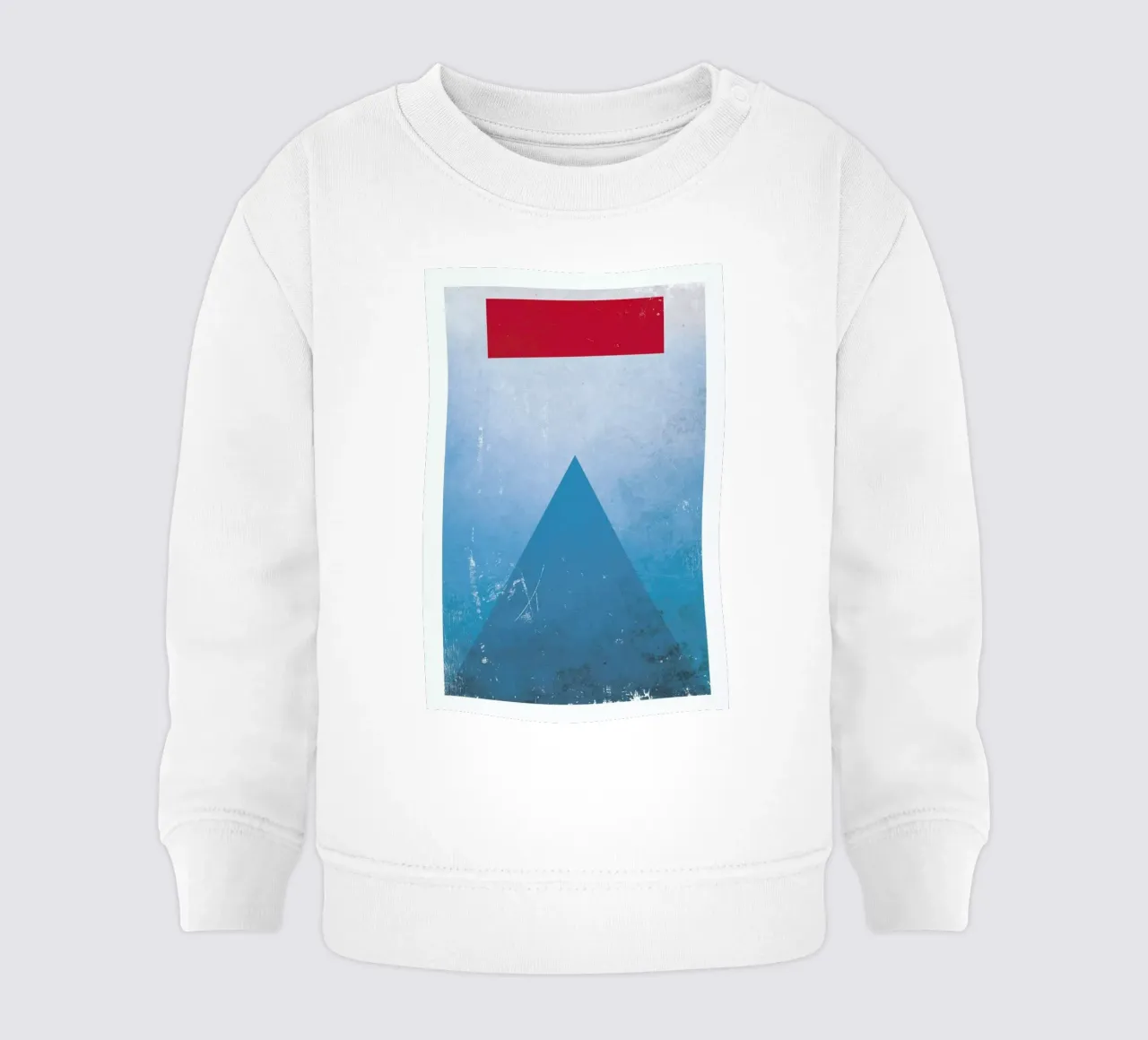Minamalist Jaws baby sweatshirt by DinoMike