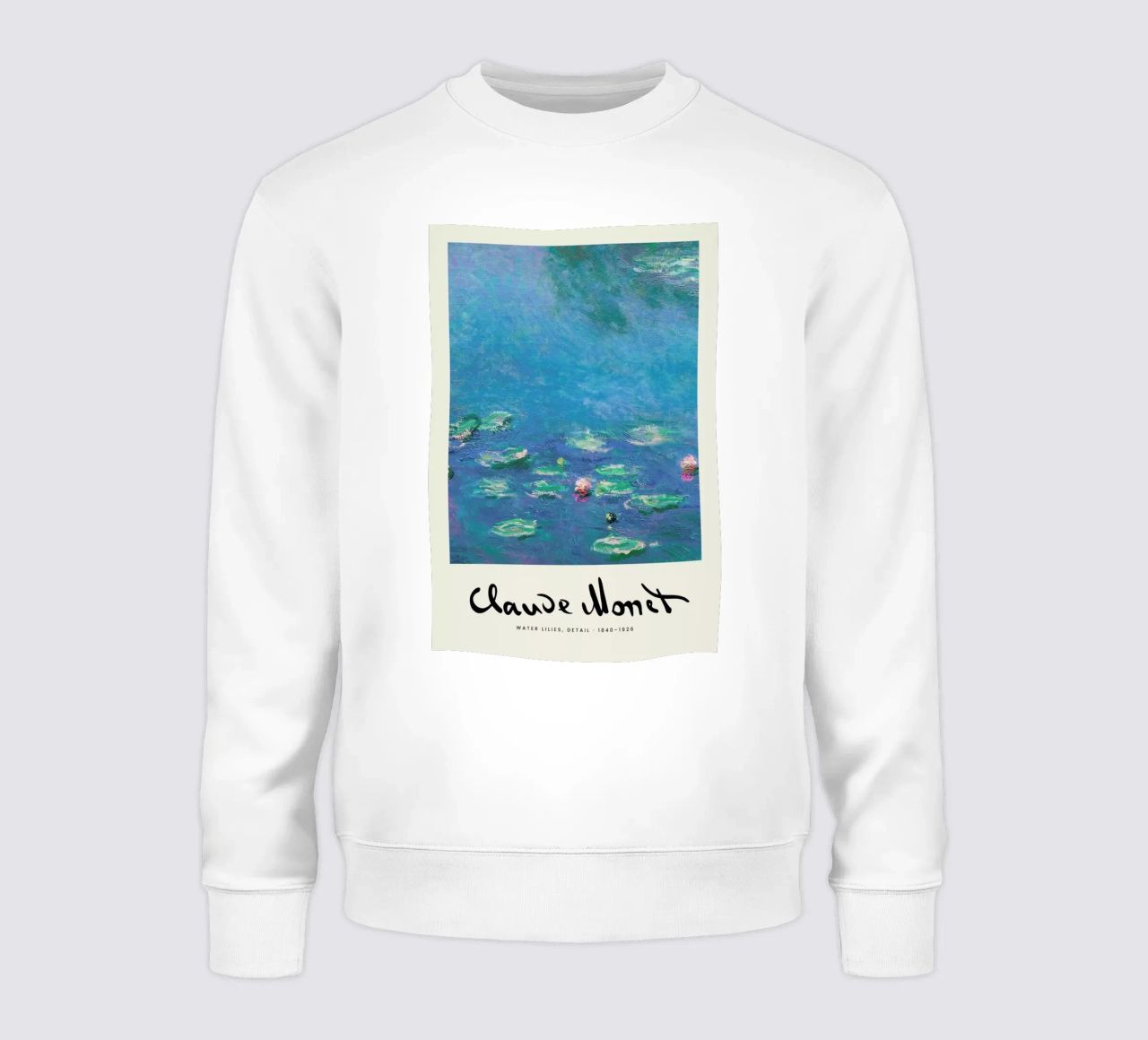 Monet – Signed Water Lilies 2 felpa da Vintage by JUNIQE