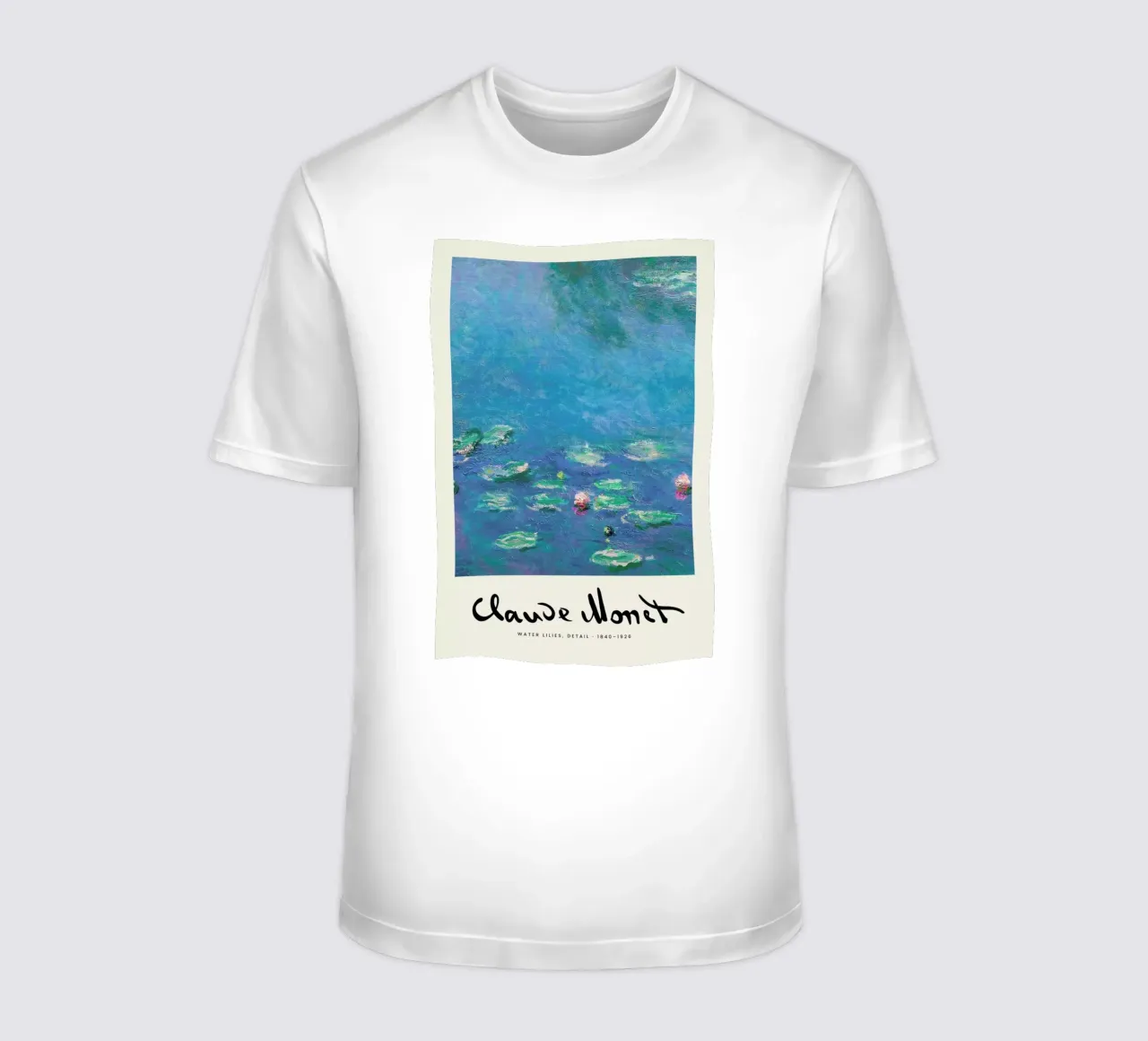 Monet – Signed Water Lilies 2 t-shirt da Vintage by JUNIQE