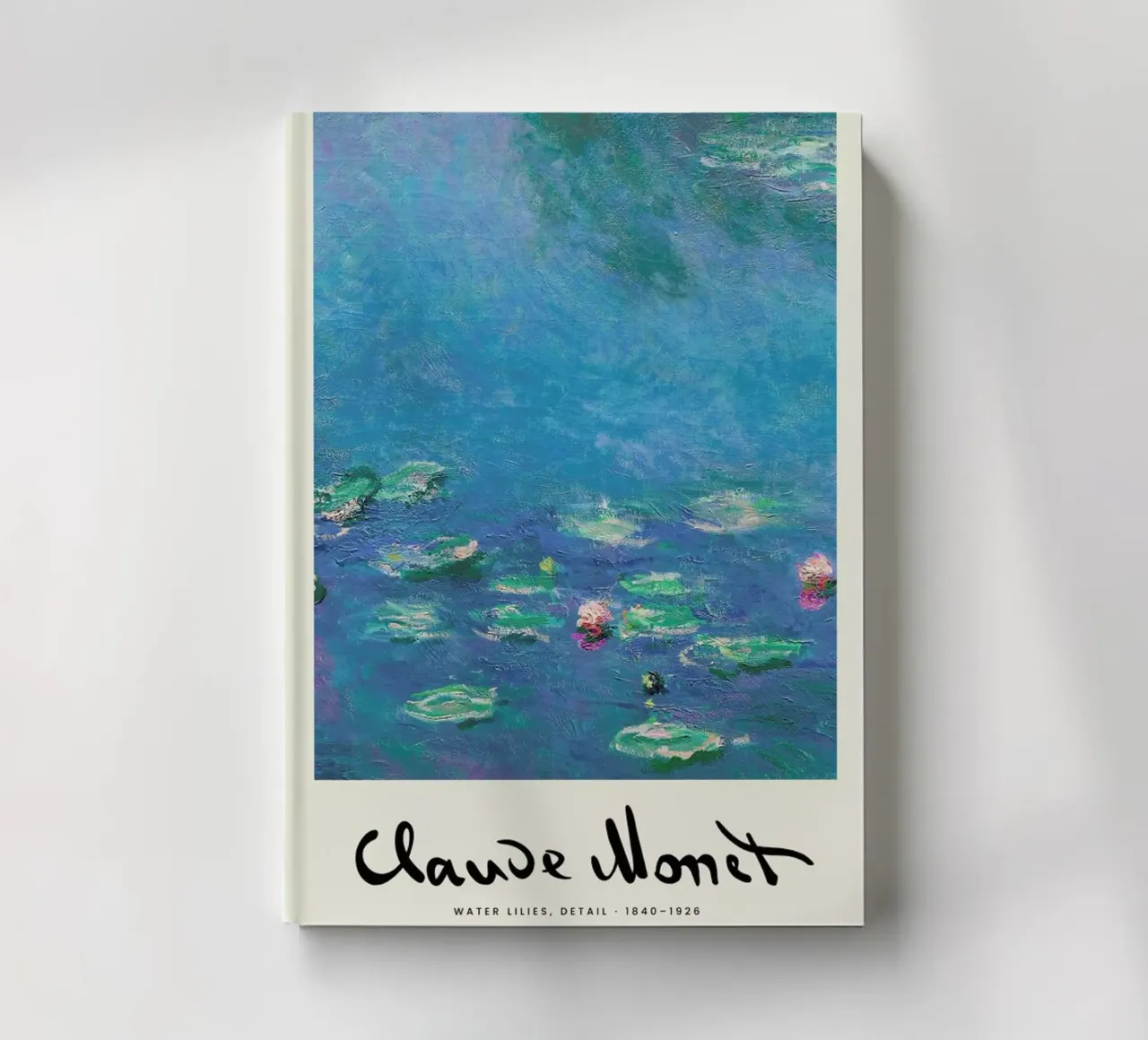 Monet – Signed Water Lilies 2 notebook by Vintage by JUNIQE