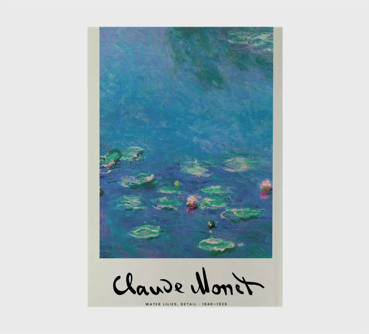 Monet – Signed Water Lilies 2 notebook by Vintage by JUNIQE