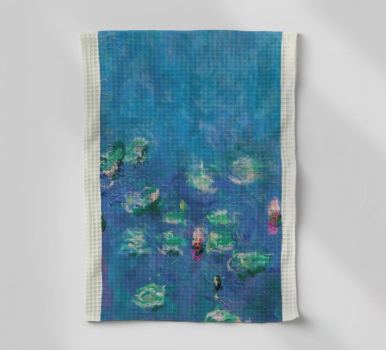 Monet – Signed Water Lilies 2 torchon de Vintage by JUNIQE