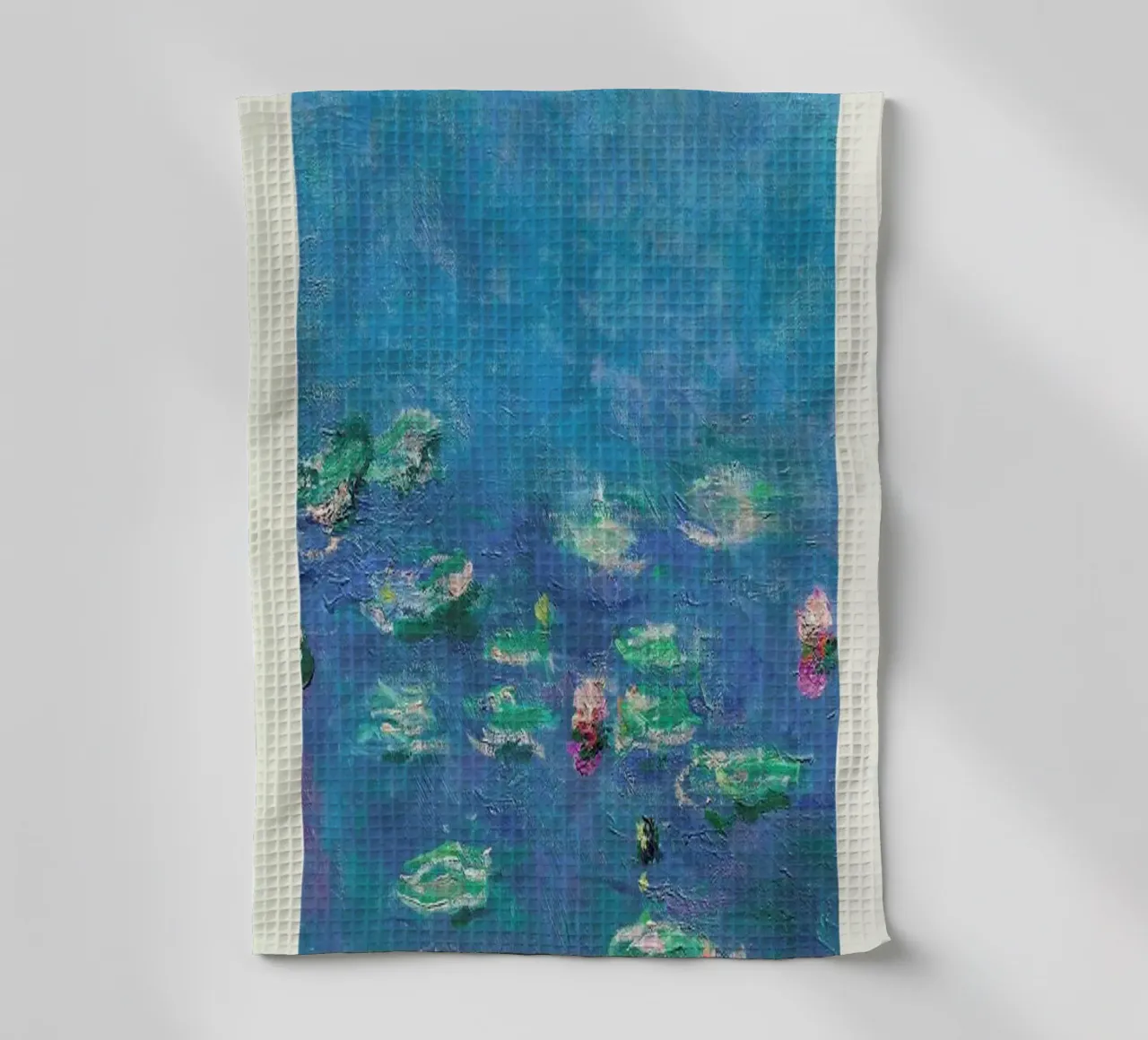 Monet – Signed Water Lilies 2 Geschirrtuch von Vintage by JUNIQE