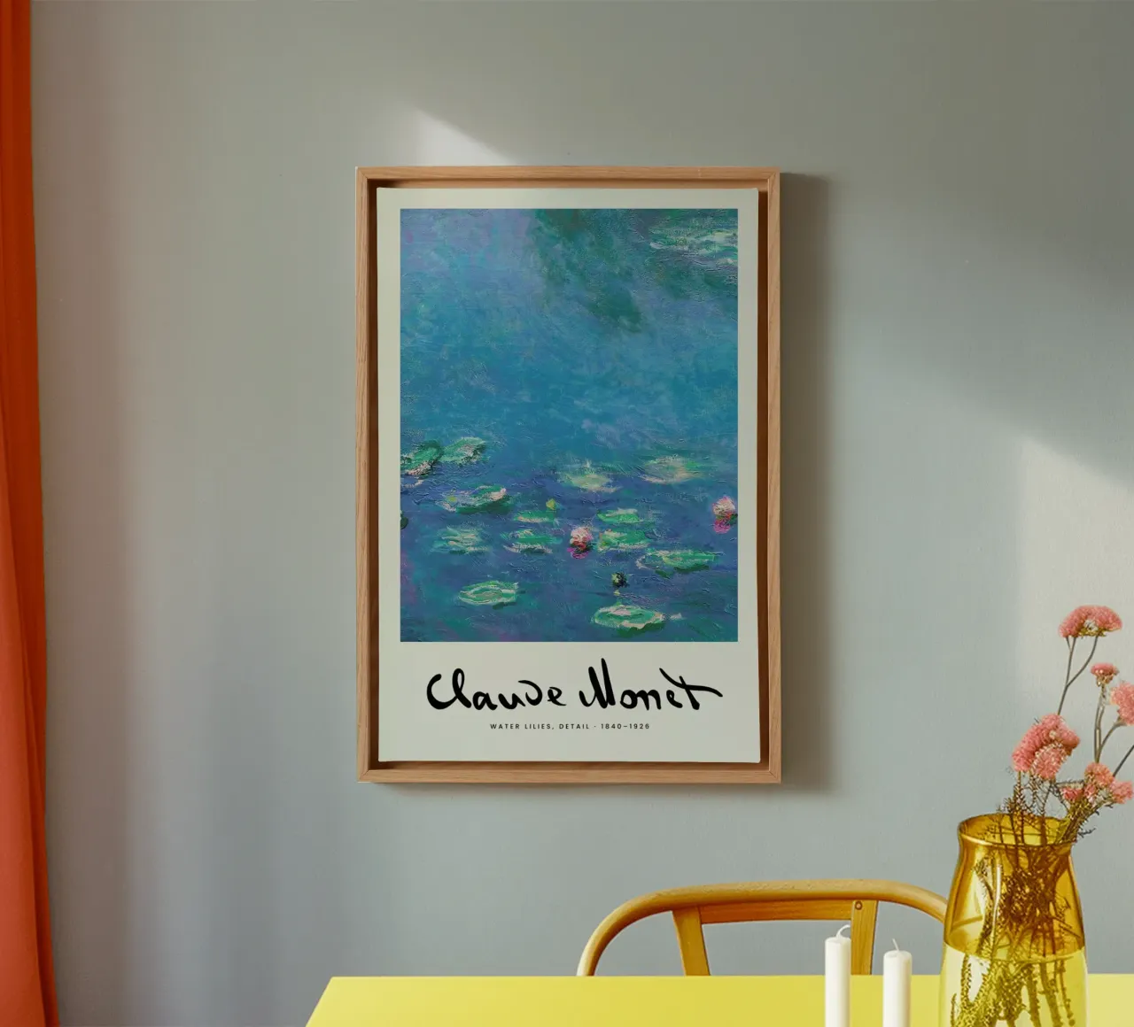 Monet – Signed Water Lilies 2 canvas by Vintage by JUNIQE