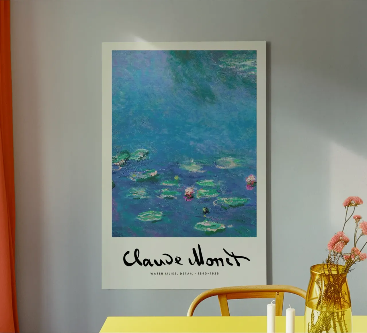 Monet – Signed Water Lilies 2 canvas by Vintage by JUNIQE