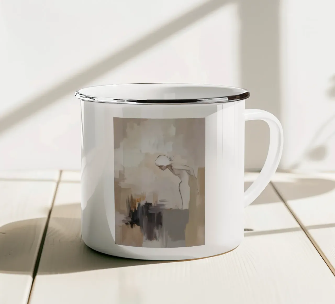 Elegia del fiore del deserto tazza in smalto da Dream Spectrum