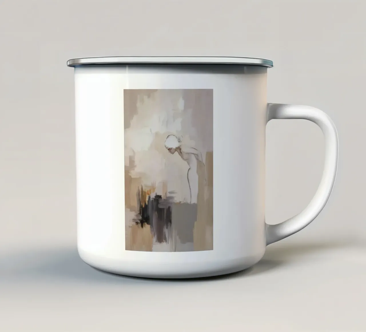 Elegia del fiore del deserto tazza in smalto da Dream Spectrum