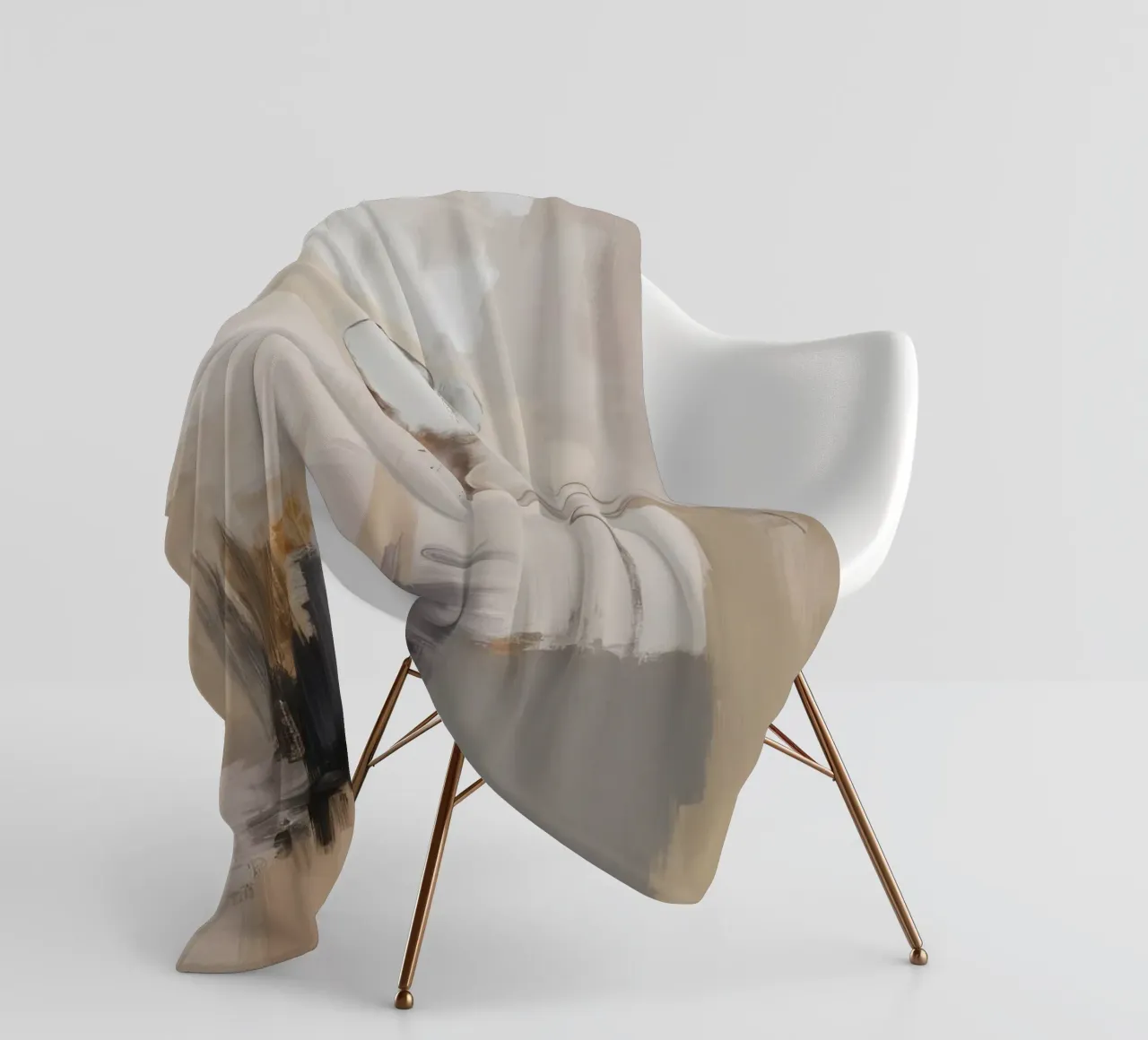 Desert Bloom Elegy fleece blanket by Dream Spectrum