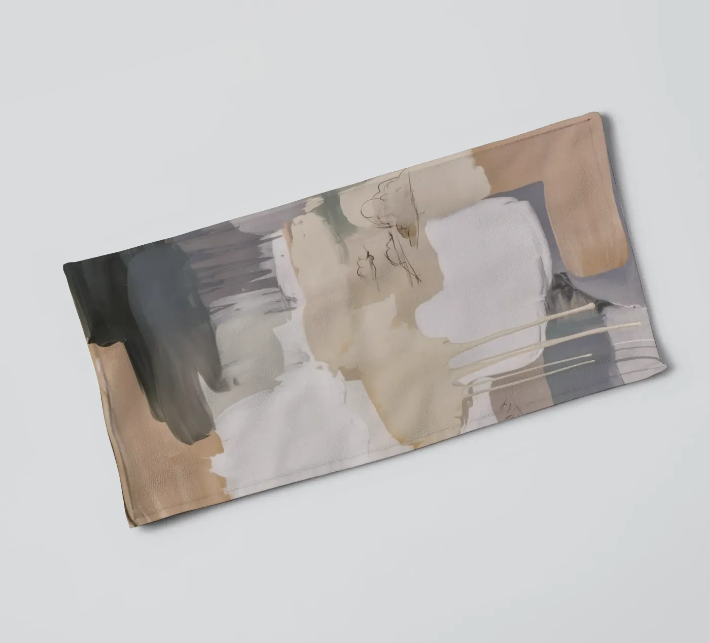 Ashen Cloud Drift towel by Dream Spectrum