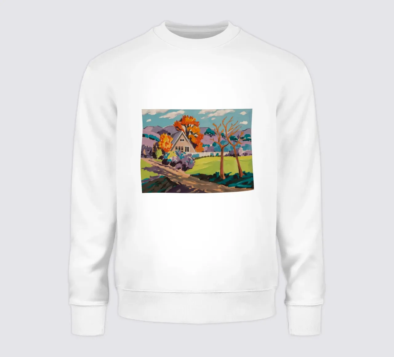 Chromatic Village Dreamscape sweatshirt by Celestial Harmony