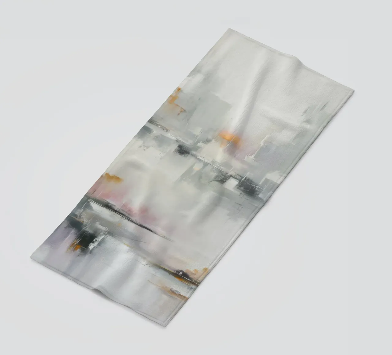Paysage aquatique brumeux Echo serviette de plage de Dream Spectrum