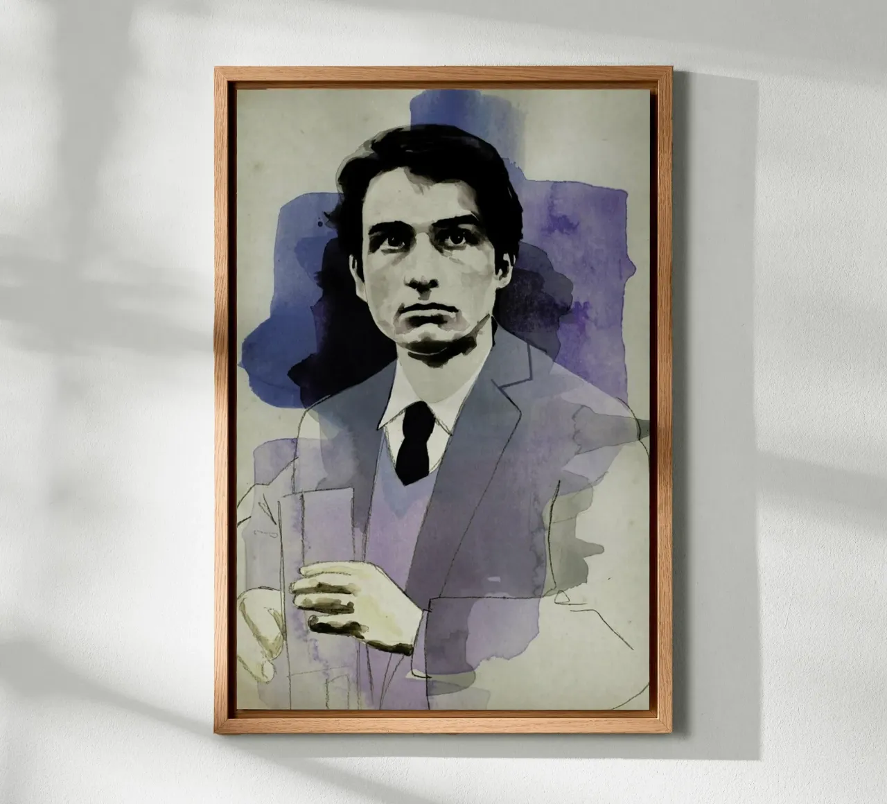 Jean Pierre Léaud alluminio dibond da David Diehl