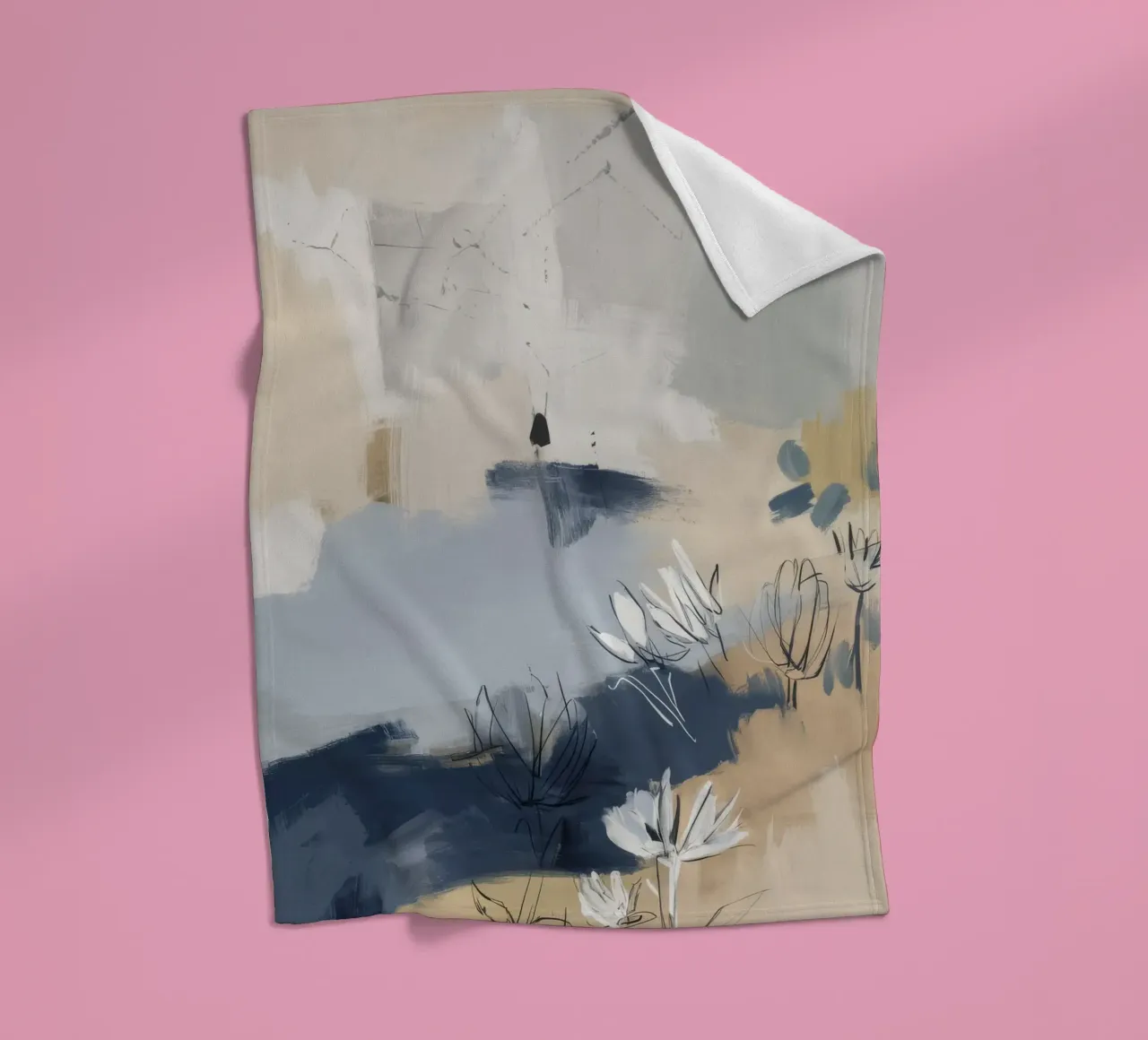 Inchiostro effimero Bloom coperta in pile da Dream Spectrum
