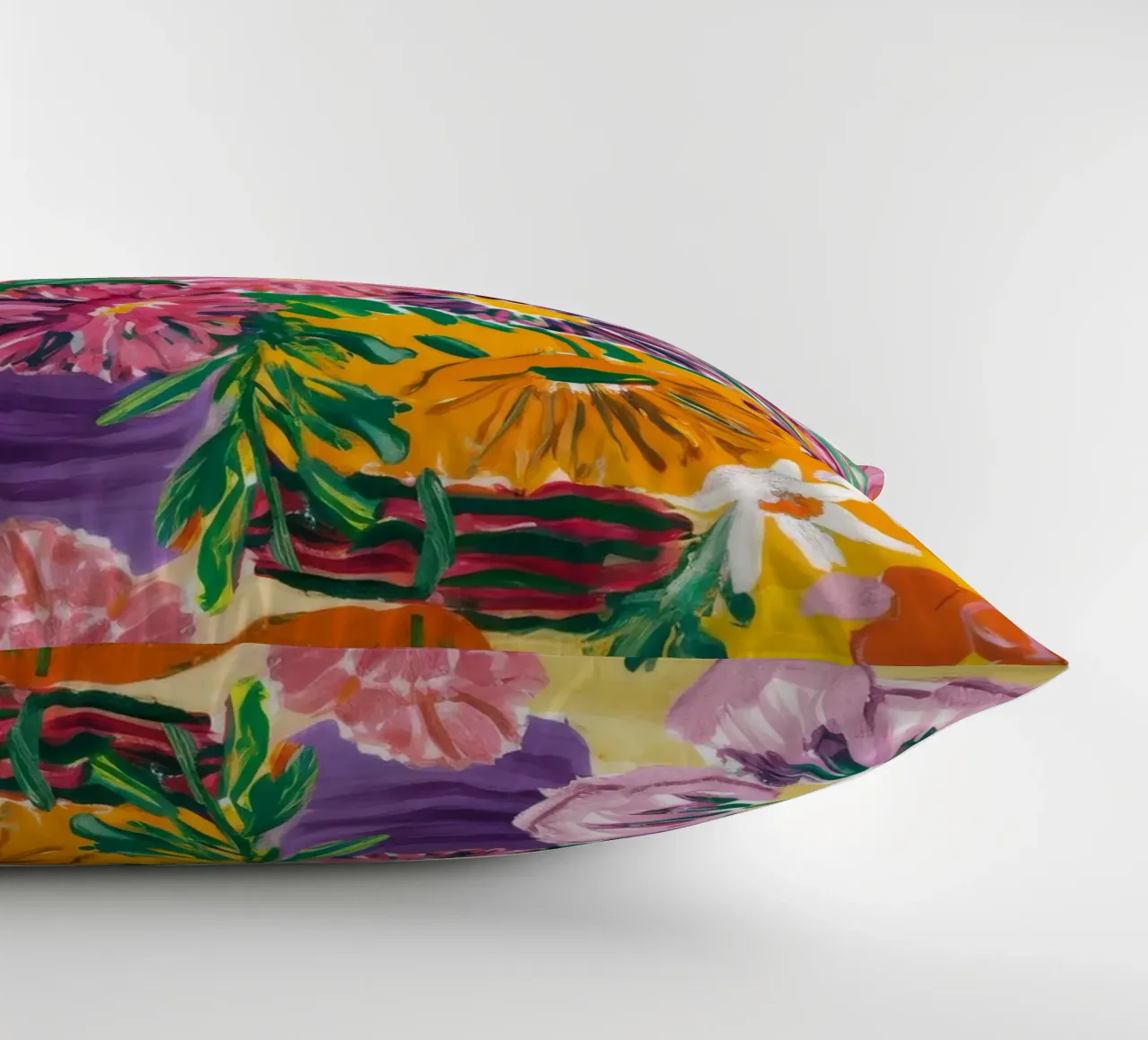 Medley di fiori Sunburst cuscino da Infinite Chroma