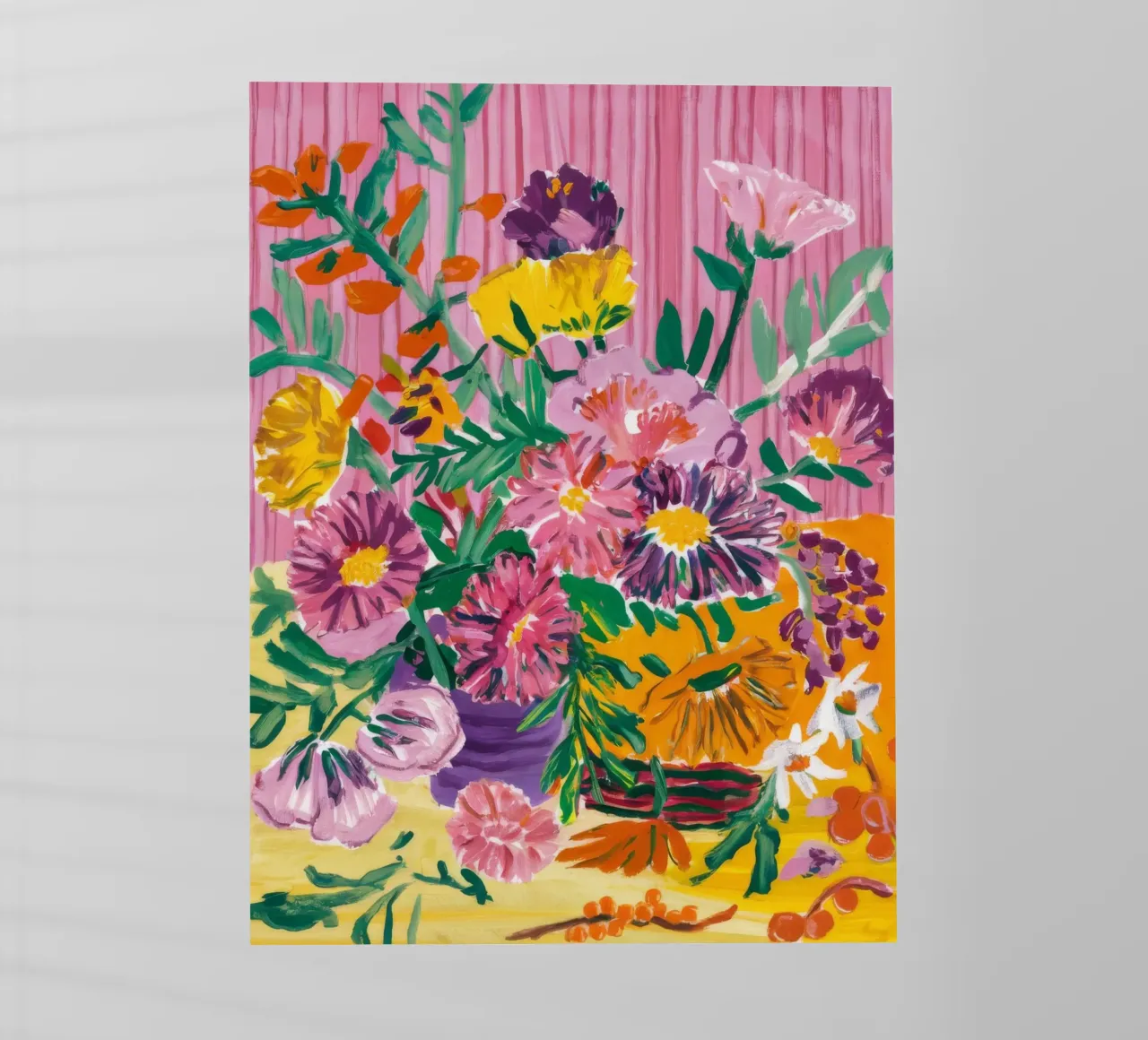 Medley di fiori Sunburst pellicola backlit da Infinite Chroma