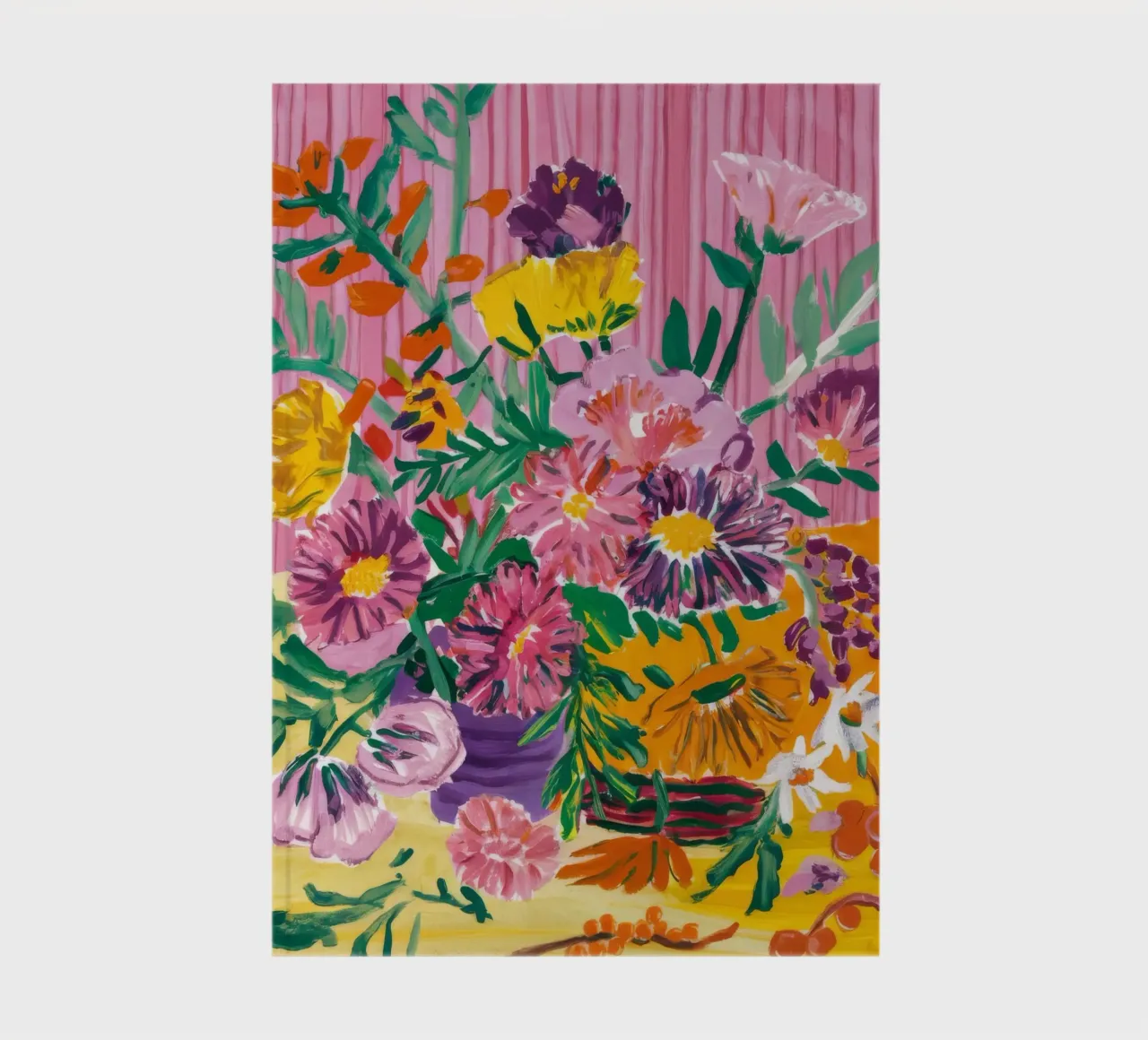 Sunburst Bloom Medley notebook by Infinite Chroma