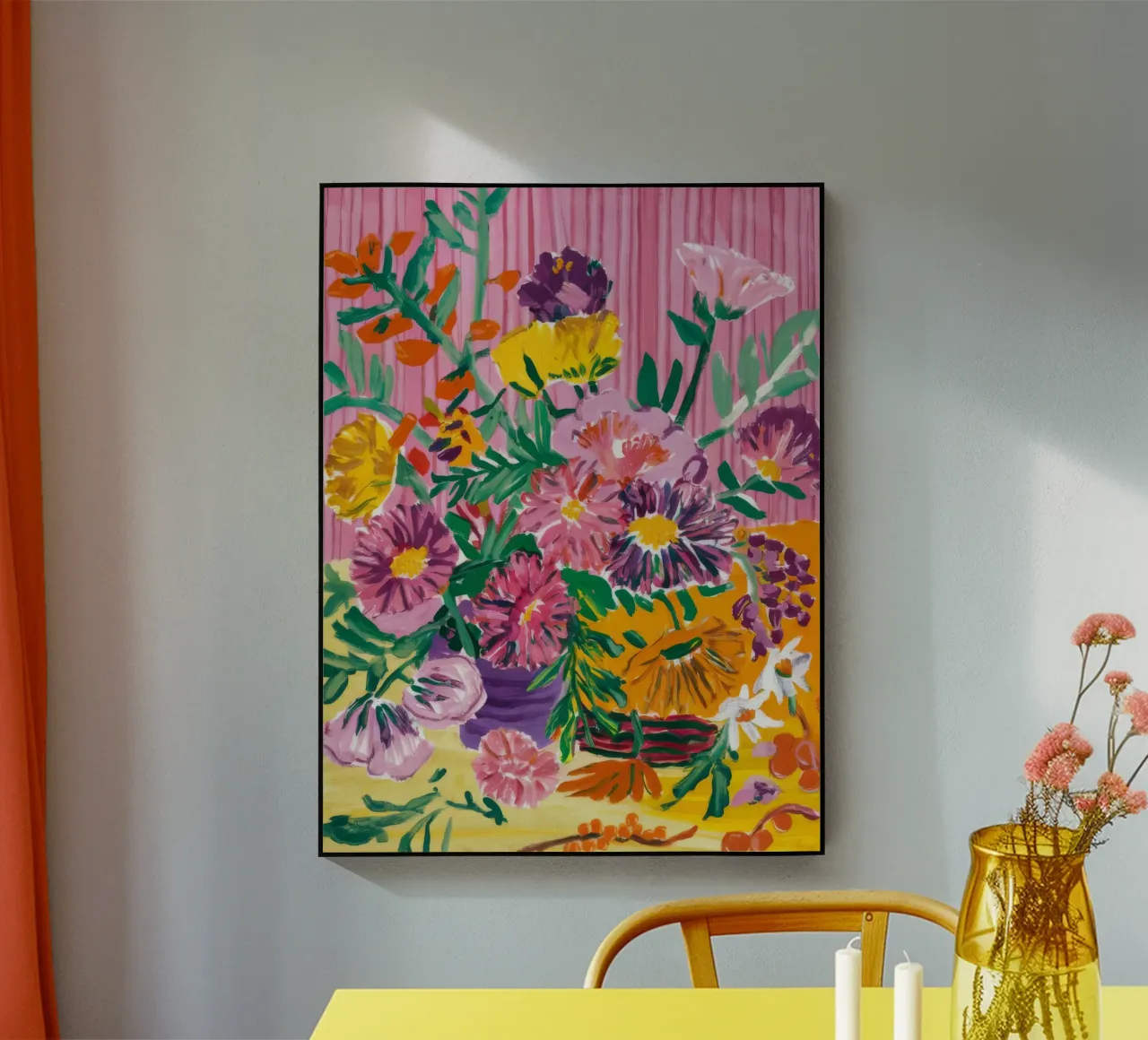 Sunburst Bloom Medley acrylic glass by Infinite Chroma