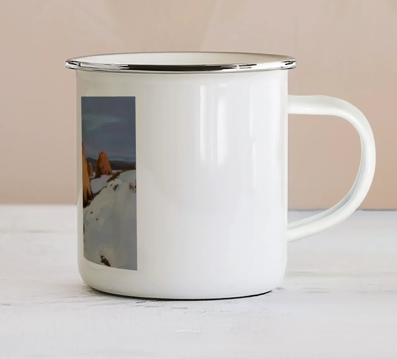 Sentinella del gelo del raccolto tazza in smalto da Celestial Harmony