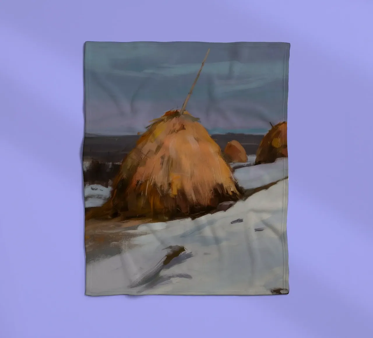 Wächter des Erntefrostes Fleecedecke von Celestial Harmony