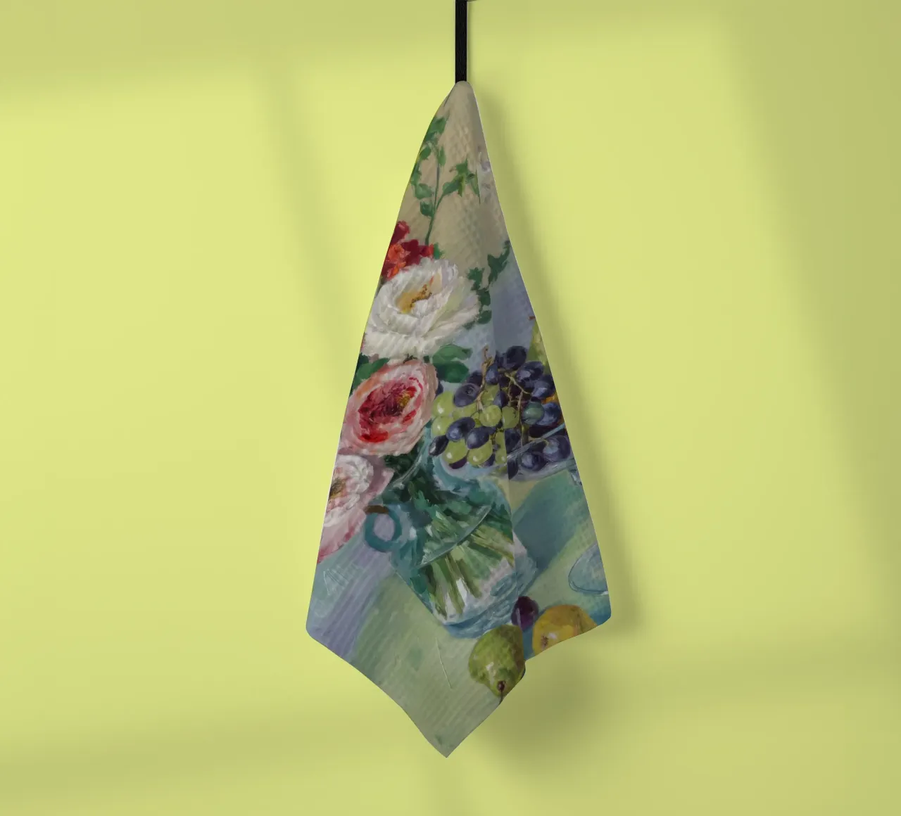 Decadenza del fiore di velluto canovaccio da cucina da Celestial Harmony