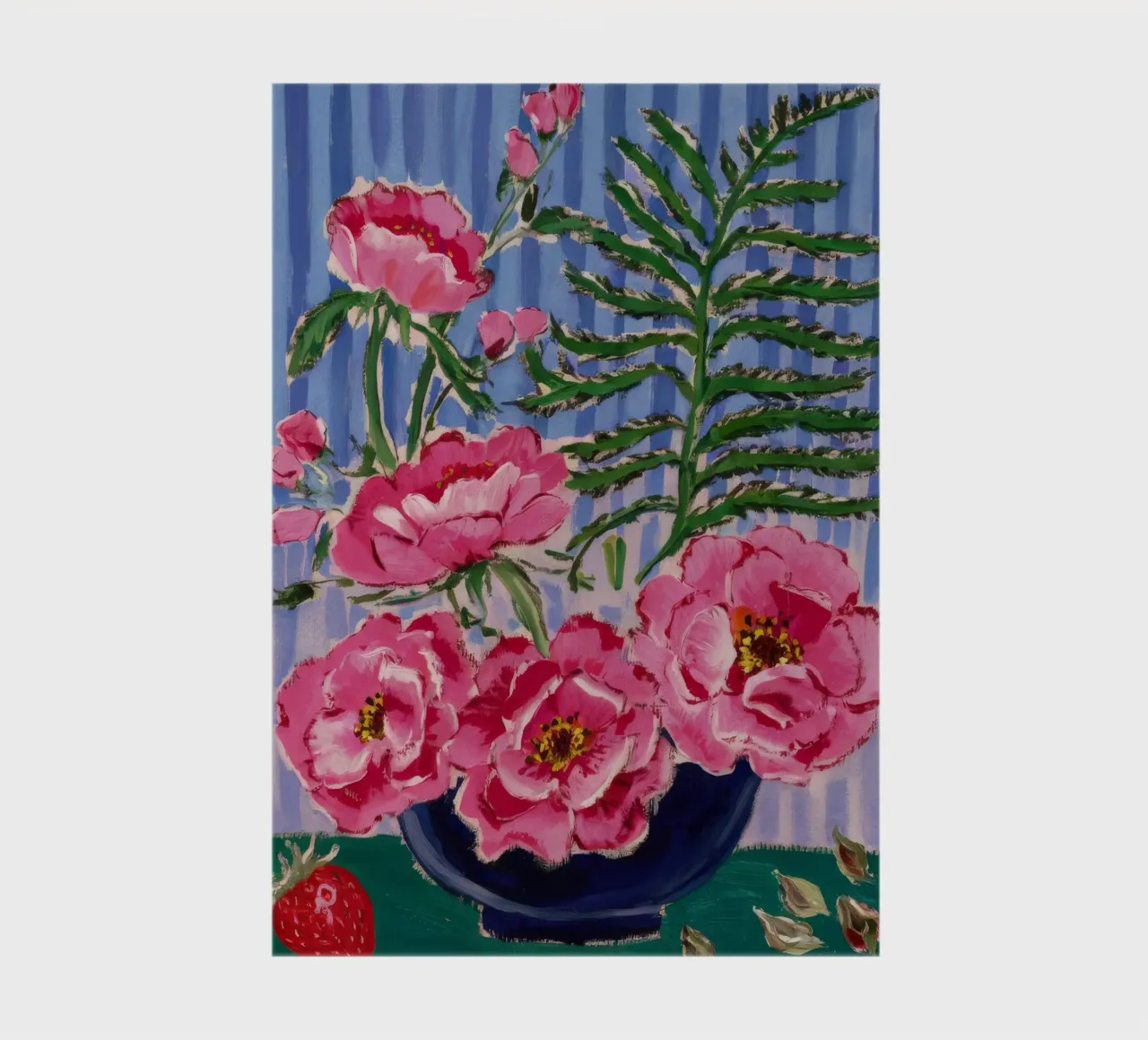 Peony Shadow Bloom notebook by Infinite Chroma