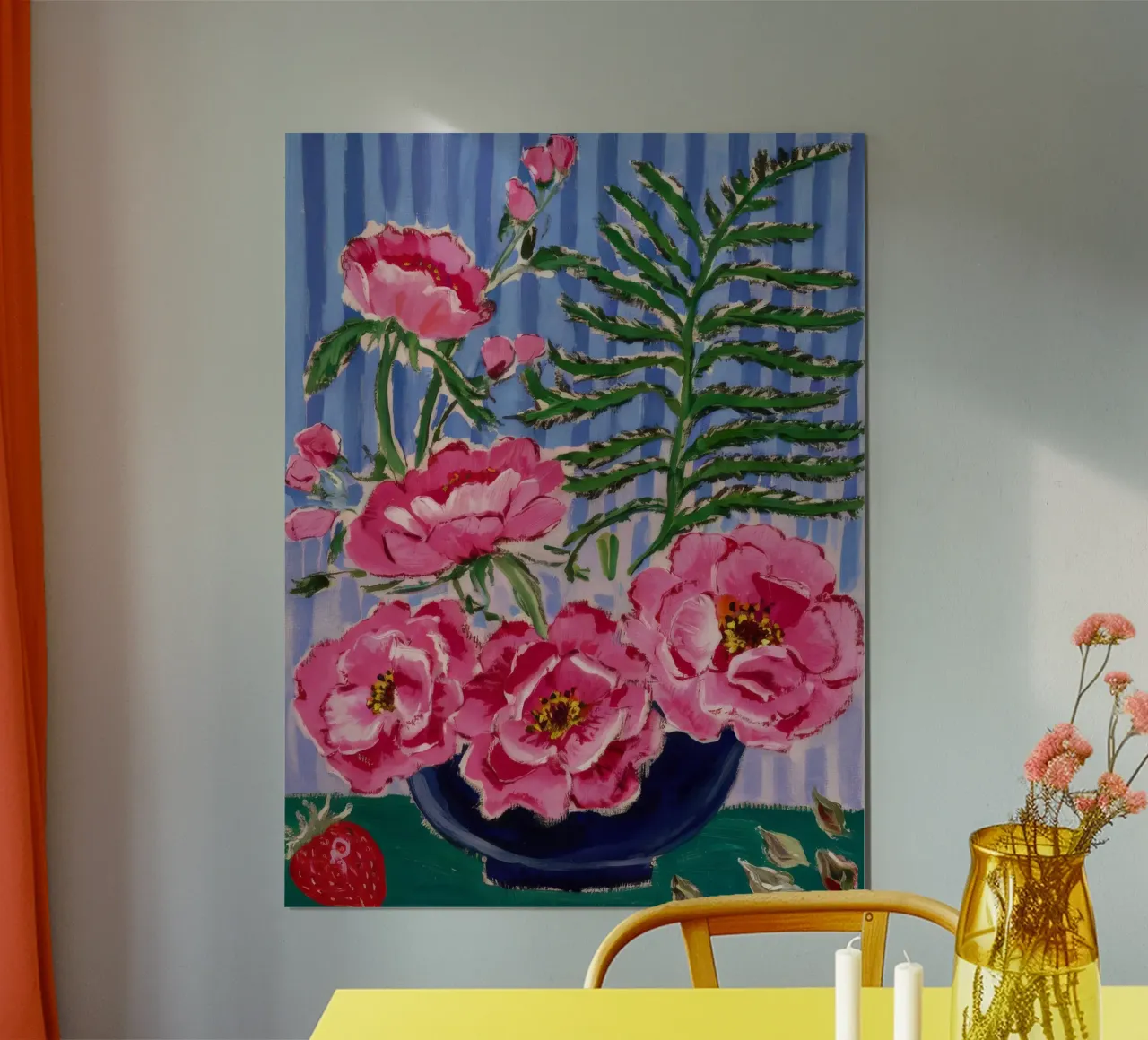 Peony Shadow Bloom poster by Infinite Chroma
