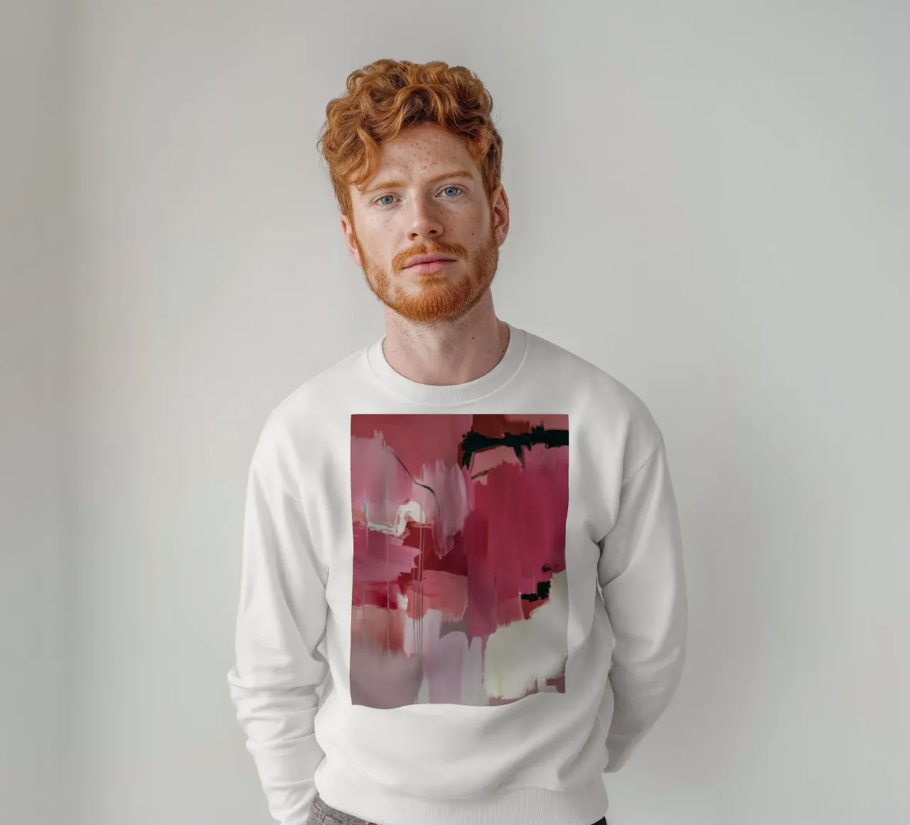 Vortice di passione fucsia felpa da Dream Spectrum