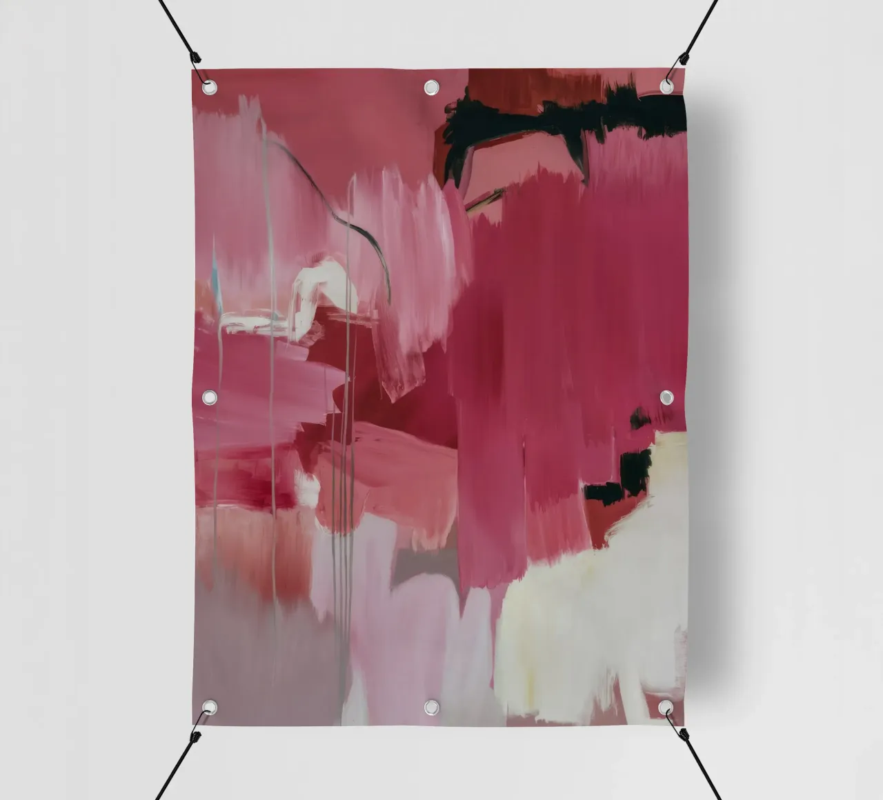 Vortice di passione fucsia telo in pvc da Dream Spectrum