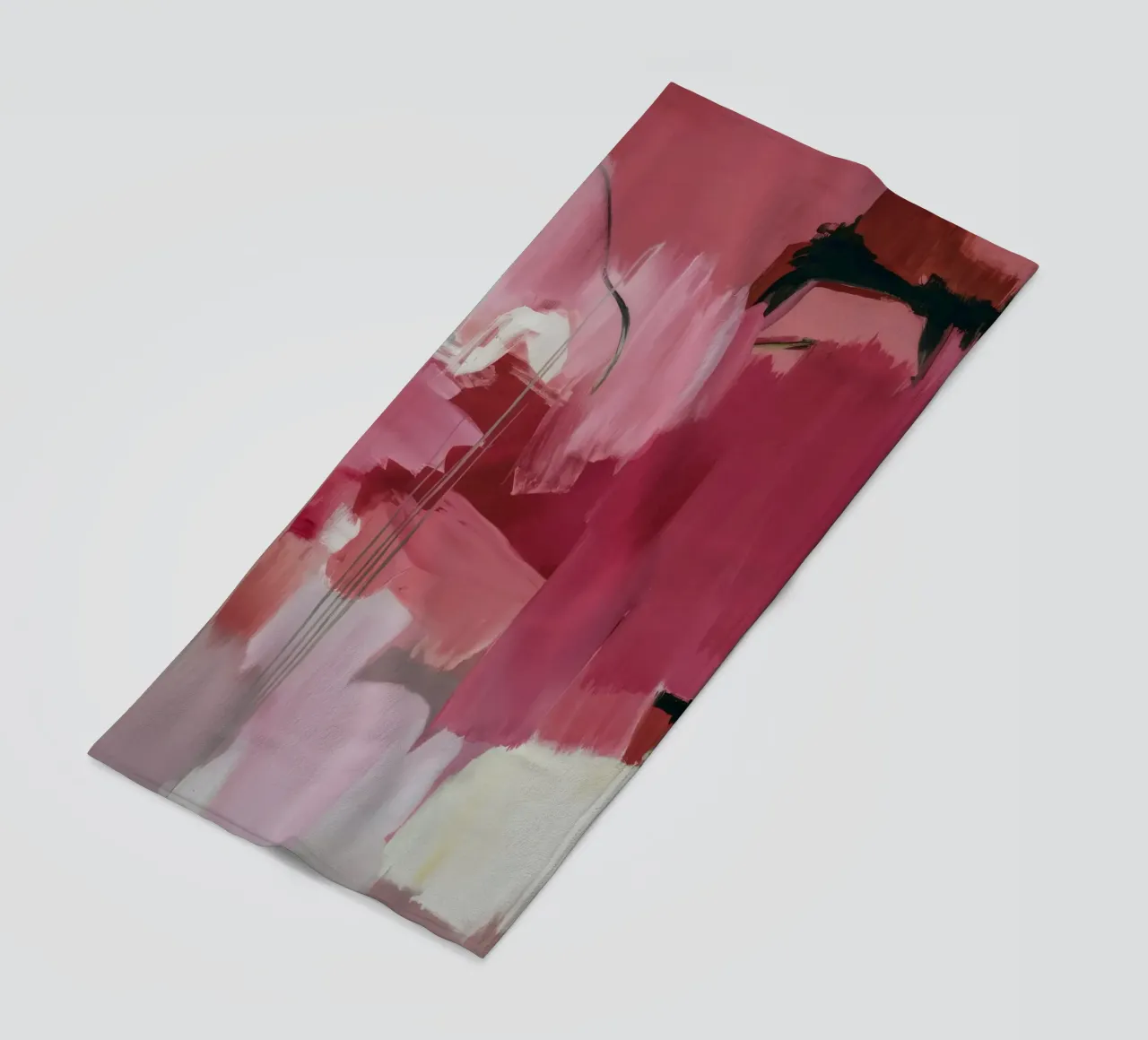 Vortice di passione fucsia telo mare da Dream Spectrum