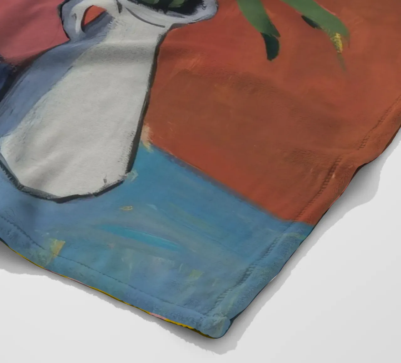Cerulean Bloom Zest fleece blanket by Celestial Harmony
