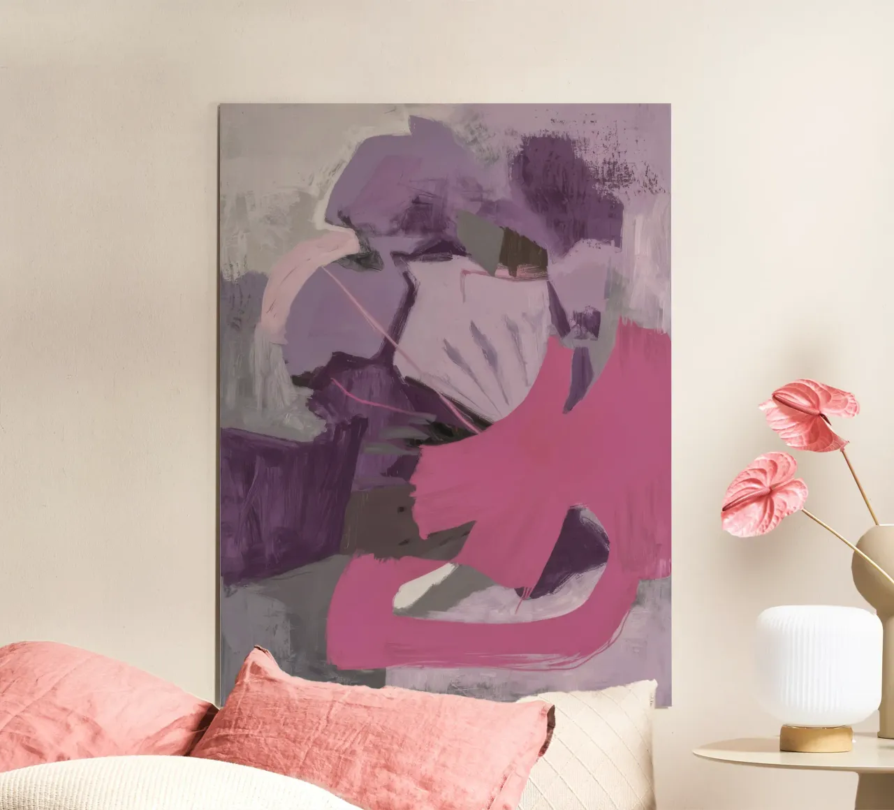 Decostruzione floreale ametista poster da Dream Spectrum