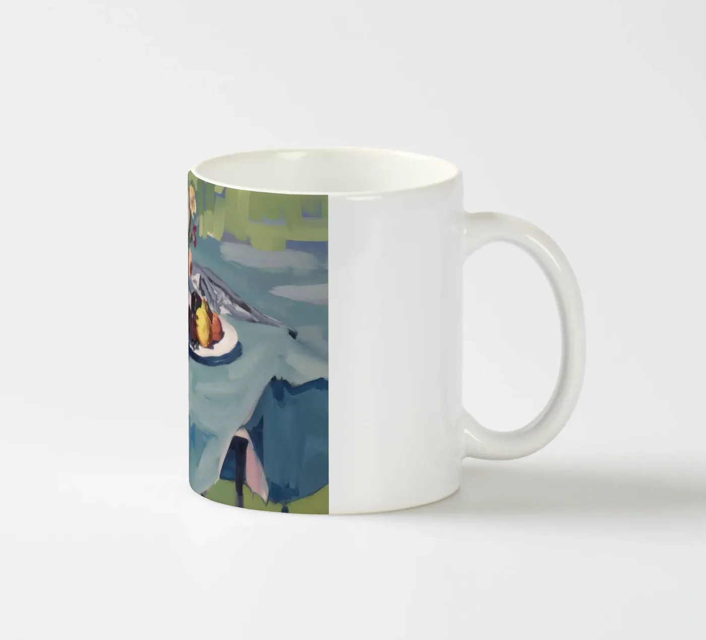 Rustic Bloom Repast ceramic mug by Celestial Harmony