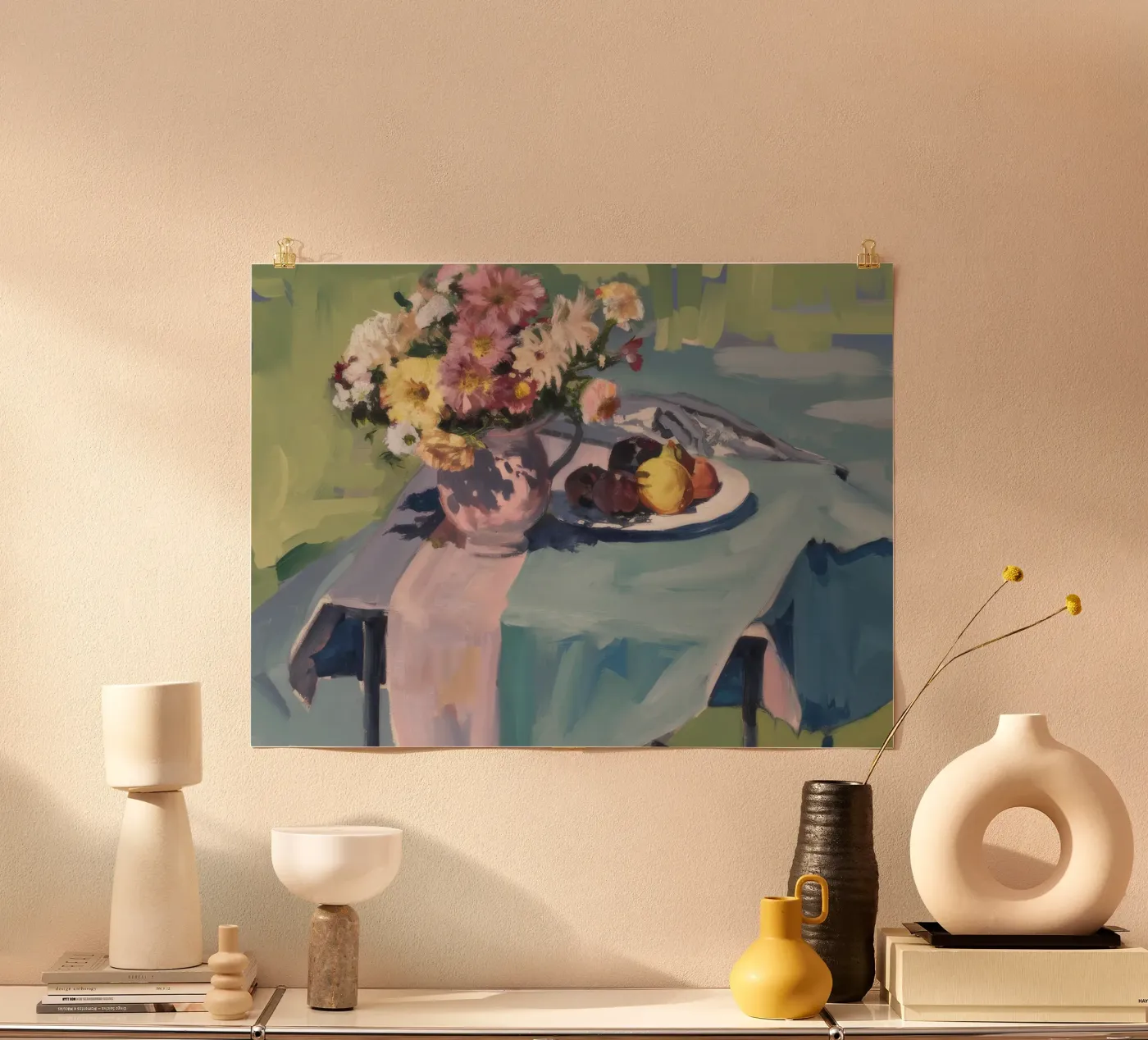 Rustic Bloom Repast poster by Celestial Harmony