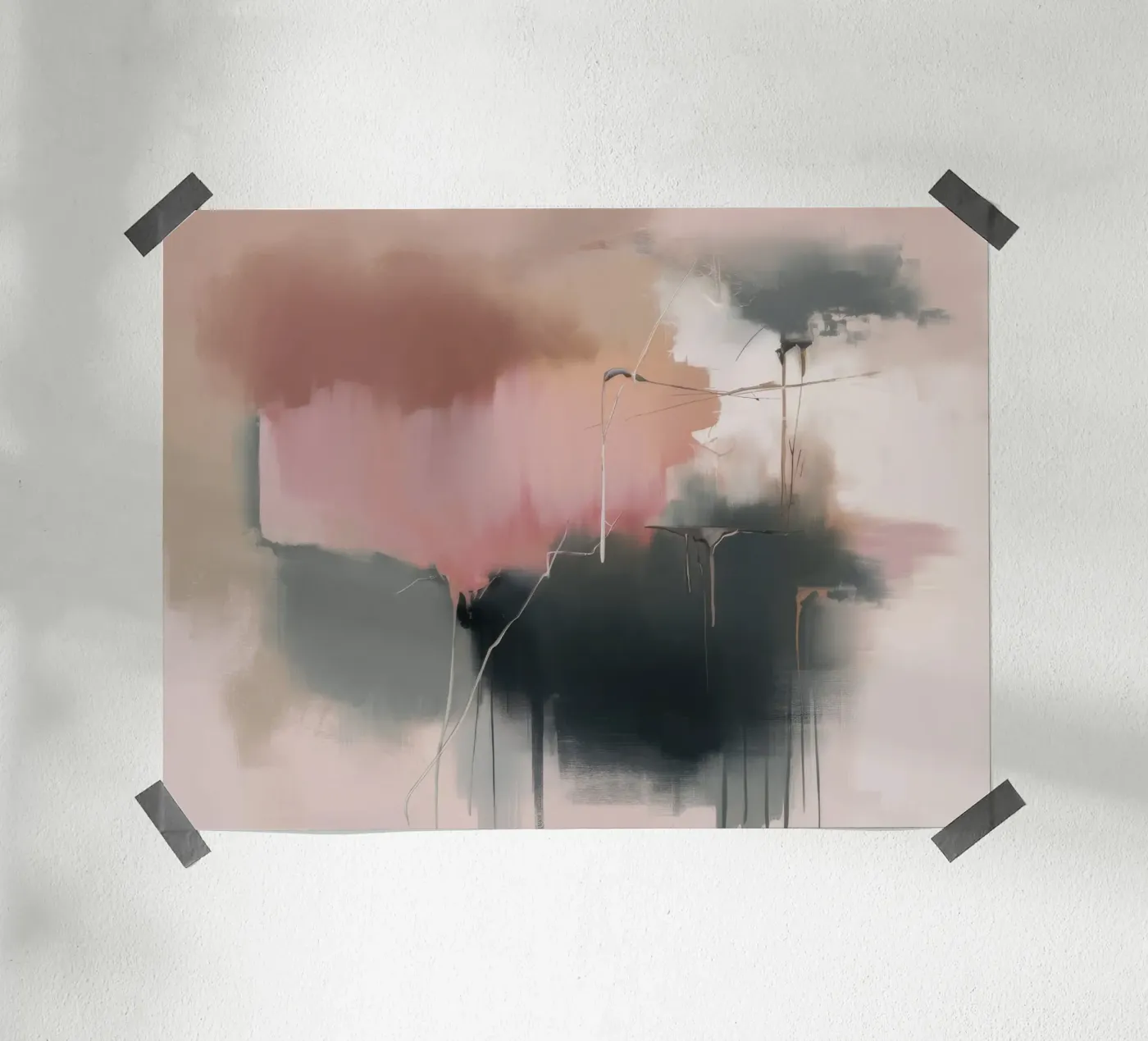 Sunset Haze Serenity poster by Dream Spectrum