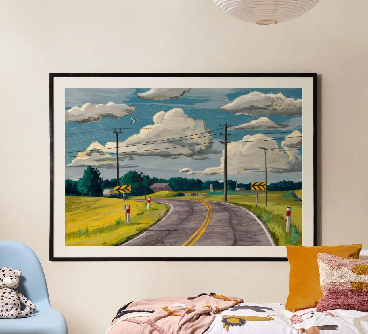 Viaggio su strada aperta poster da Silk Palette
