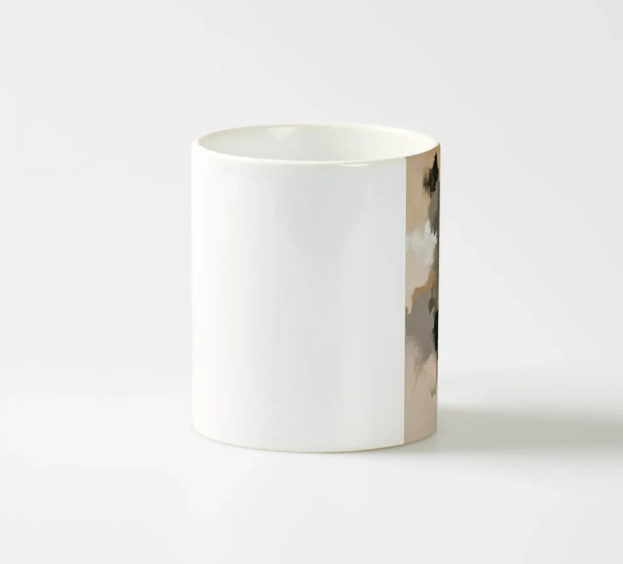Ombra ocra in fiore tazza in ceramica da Dream Spectrum