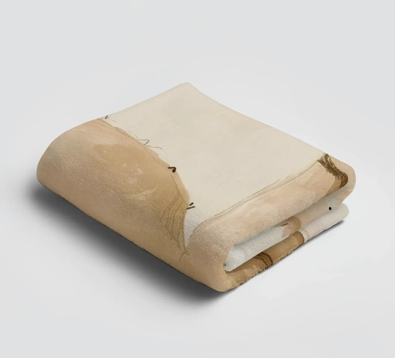 Cammello tranquillo in acquerello stilizzato asciugamano da bagno da DesignDoodle