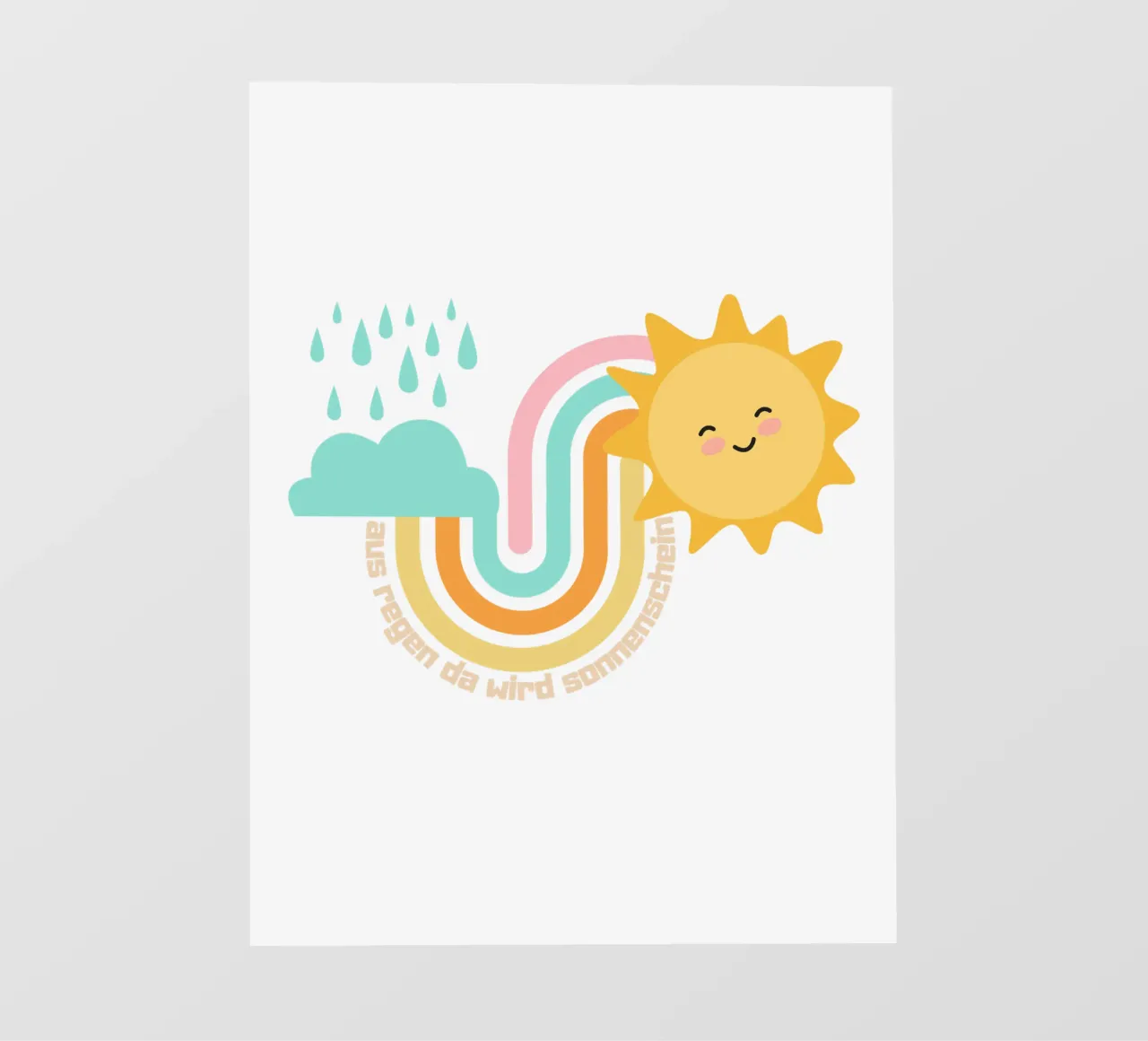 aus Regen wird Sonnenschein photo wallpaper by fummelhummel