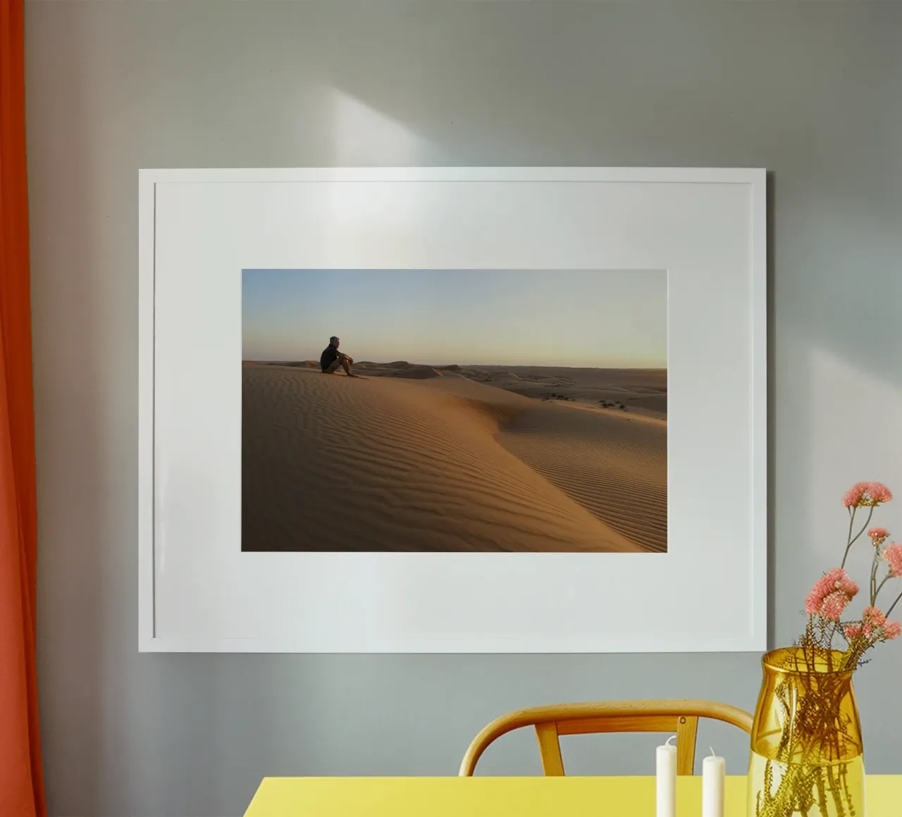 anthony bourdain e il tramonto poster da martina