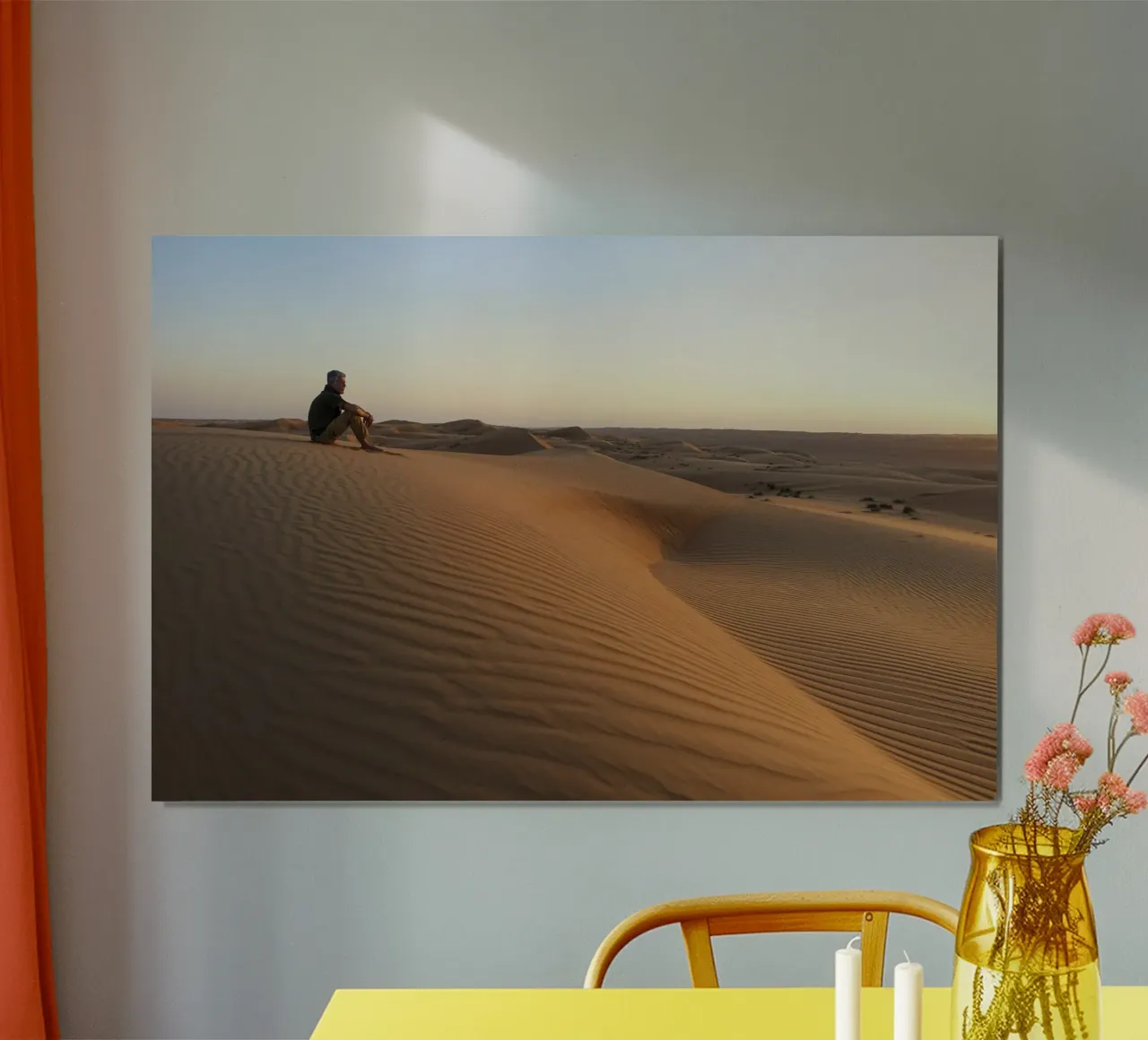 anthony bourdain e il tramonto poster da martina