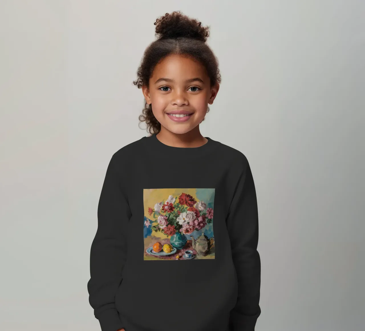 Opulenter Rosenglanz Kinder Sweatshirt von Celestial Harmony