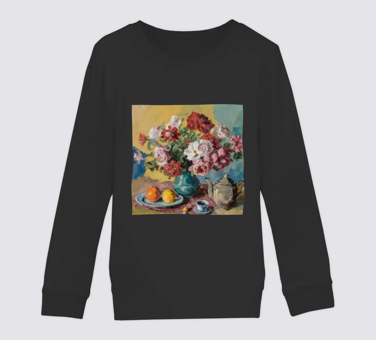 Opulenter Rosenglanz Kinder Sweatshirt von Celestial Harmony