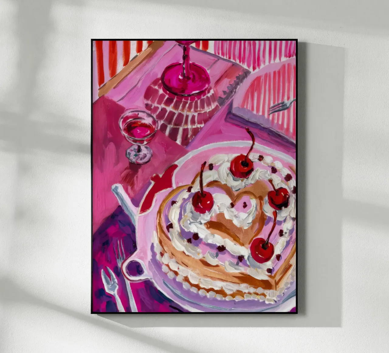 Crimson Sweet Serenade acrylic glass by Infinite Chroma