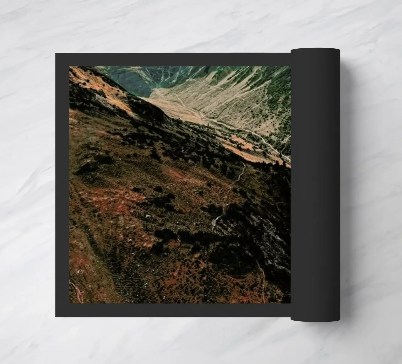 Abstract World doormat by Sebastian Hilgetag