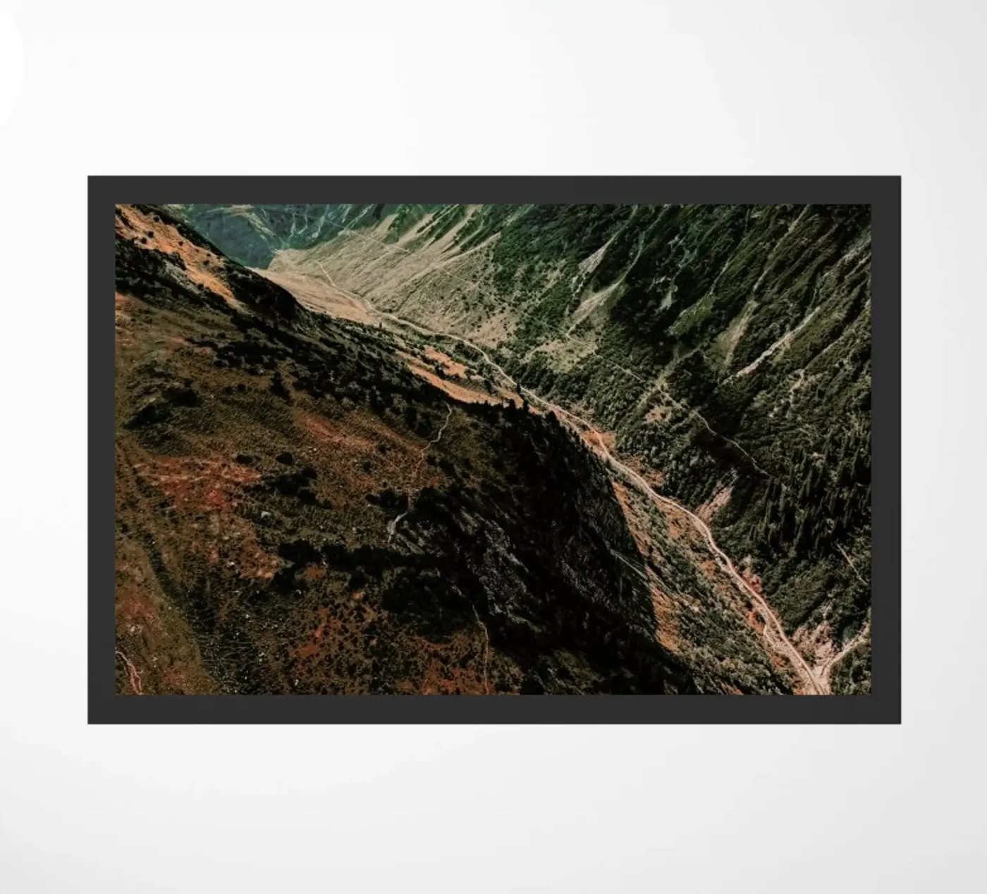 Abstract World deurmat van Sebastian Hilgetag