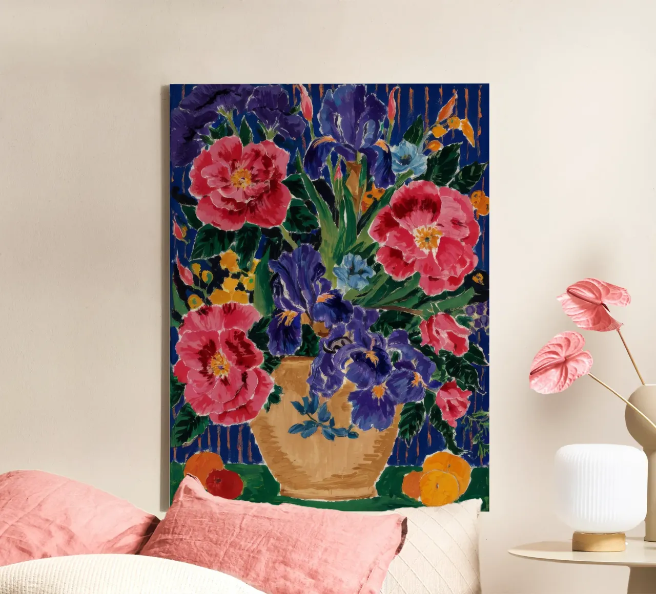 Midnight Bloom Bounty canvas by Infinite Chroma